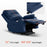 MCombo Small-Wide Power Lift Recliner Chair with Massage and Heat for Short People, Faux Leather R7410