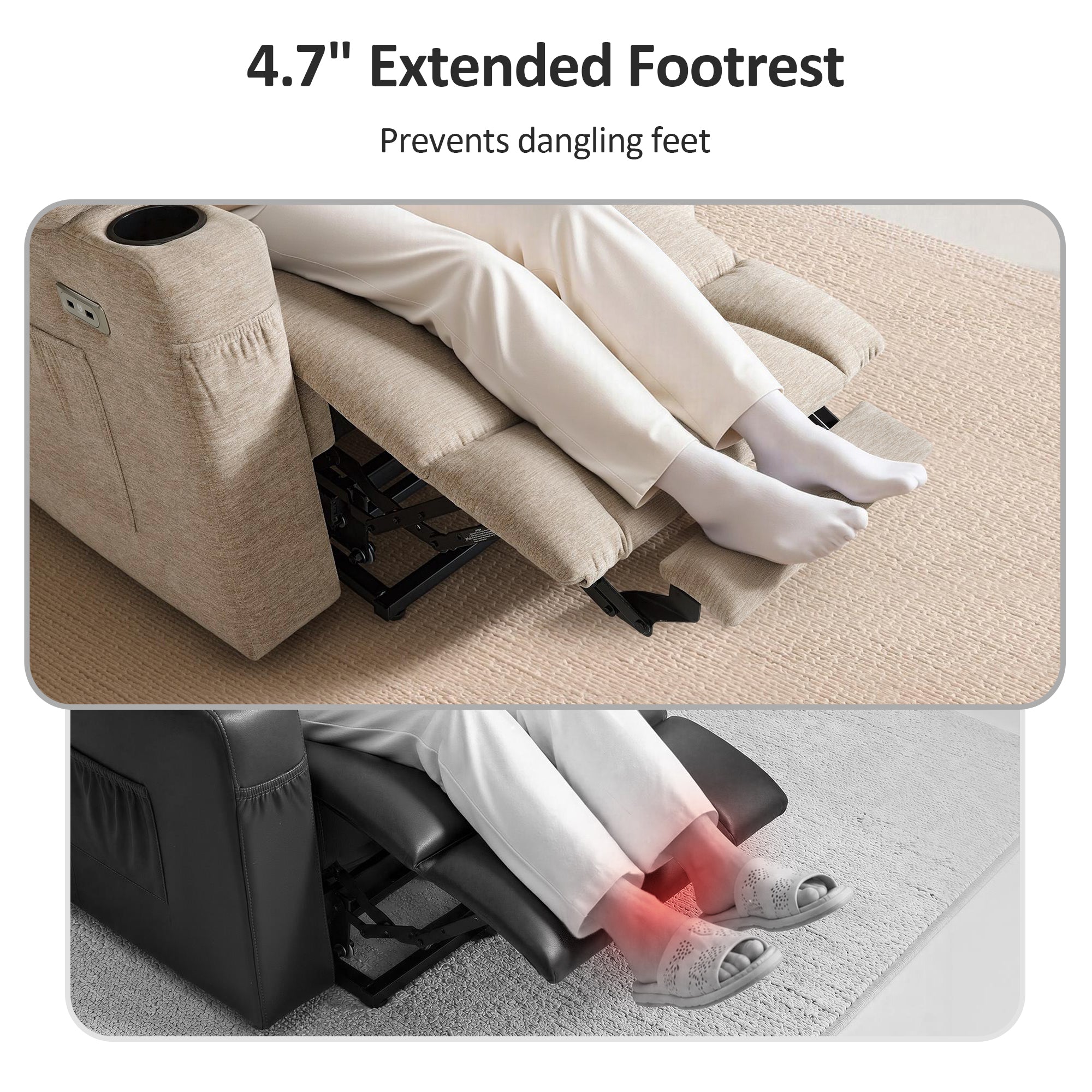 Power Lift Recliner with Airbag Massage for Eldery 7507