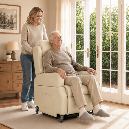 Power Lift Recliner with Wheels & Removable Armrests 7118