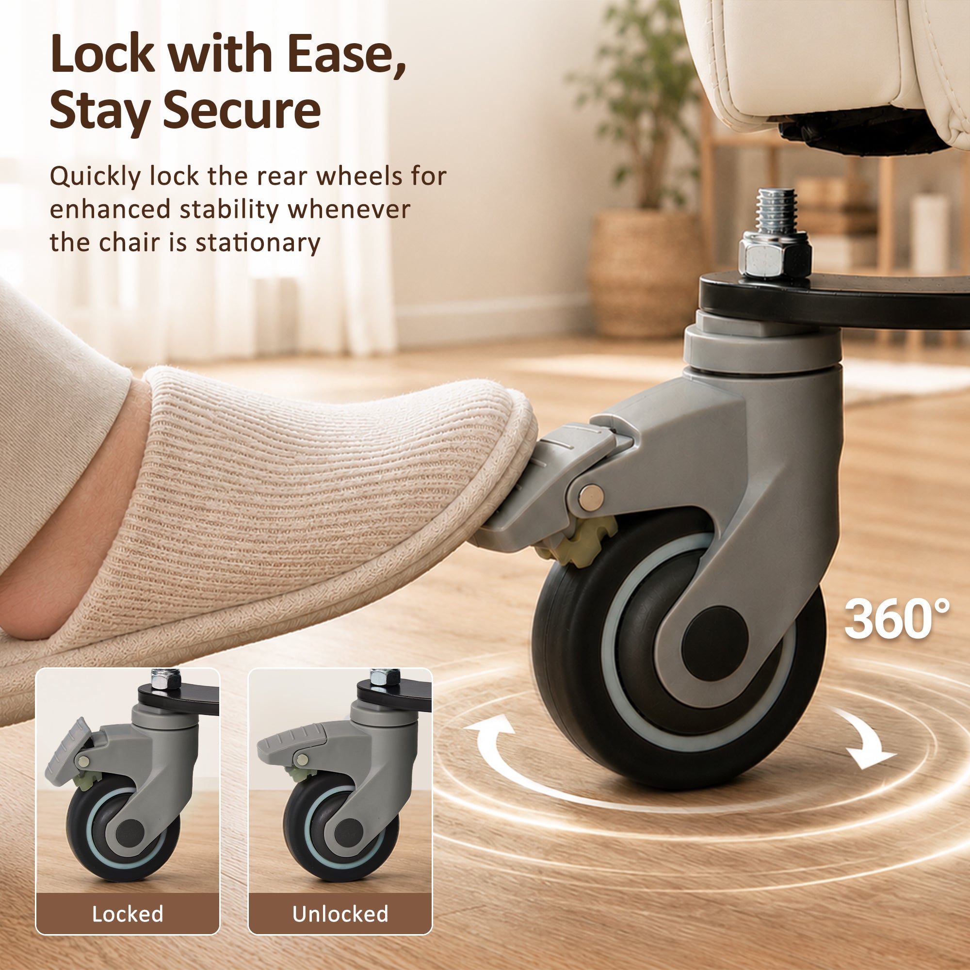 Power Lift Recliner with Wheels & Removable Armrests 7118
