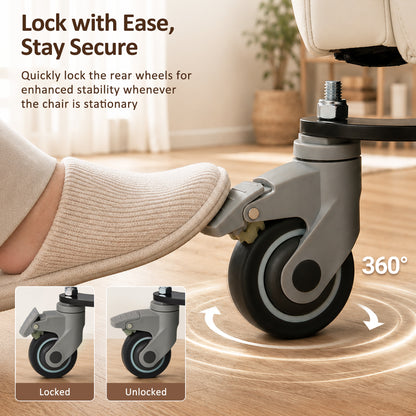 Power Lift Recliner with Wheels & Removable Armrests 7118