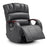 MCombo Power Swivel Glider Rocker Recliner with Adjustable Headrest for Nursery, Breathable Leather PR616