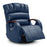 MCombo Power Swivel Glider Rocker Recliner with Adjustable Headrest for Nursery, Breathable Leather PR616