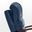 MCombo Power Swivel Glider Rocker Recliner with Adjustable Headrest for Nursery, Breathable Leather PR616