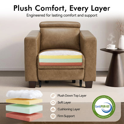 Zero Wall Hugger Power Recliner with Power Headrest, HL128