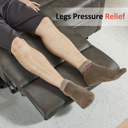 MCombo 62.6'' RV Recliner Loveseat Sofa with Console, Zero Wall Hugger Power Loveseat Recliner with USB Charge Ports, Outlet, for RVs, Living Rooms PR781