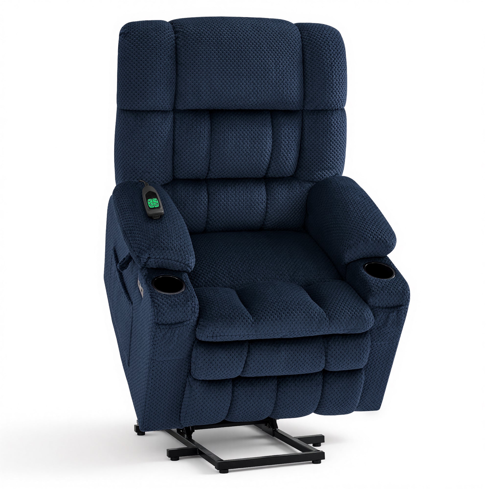 Dual Motor Power Lift Recliner Chair for Elderly, Massage and Heat, Lay Flat for Sleeping, Fabric 7890|7893|7896|R7897|R7891|R7894