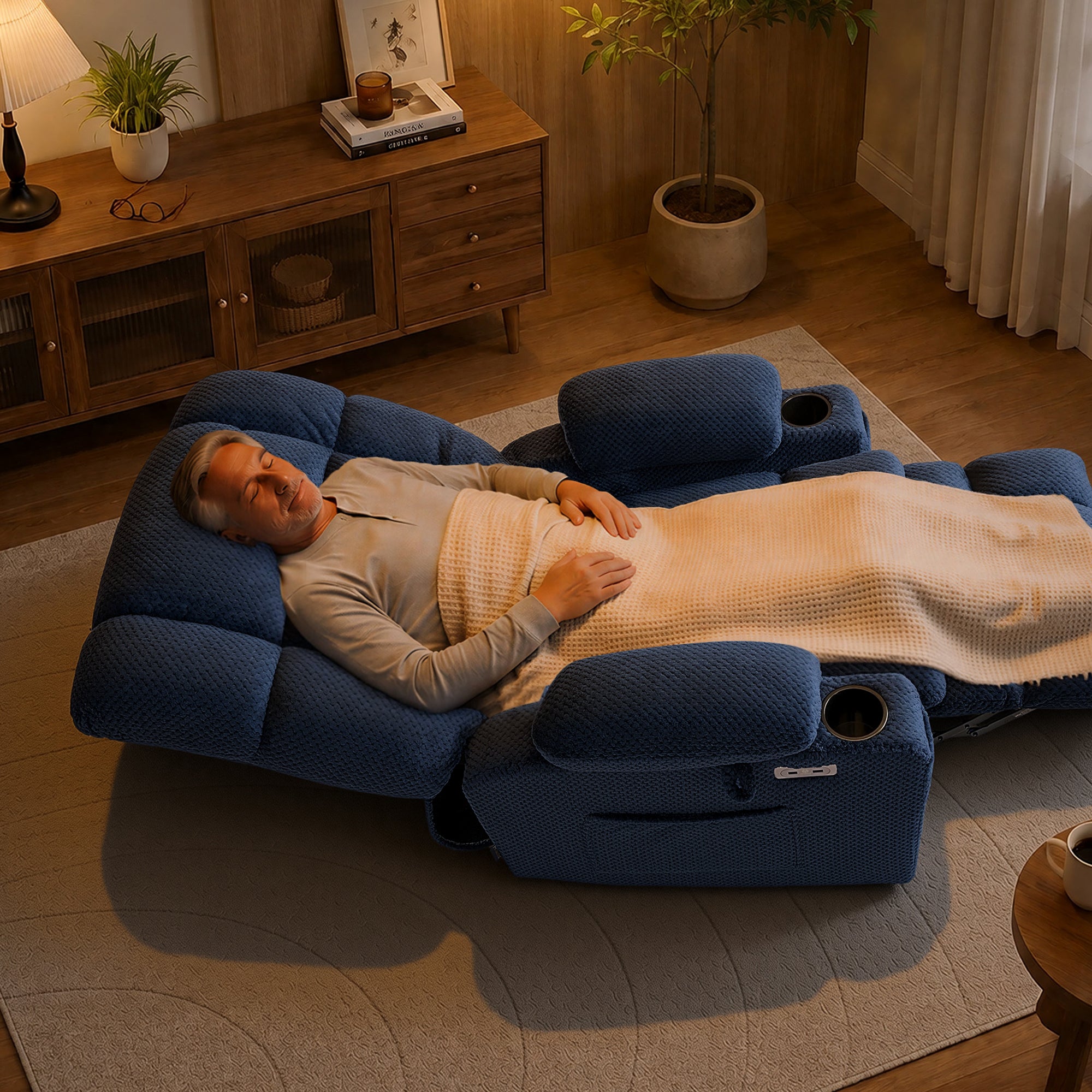 Dual Motor Power Lift Recliner Chair for Elderly, Massage and Heat, Lay Flat for Sleeping, Fabric 7890|7893|7896|R7897|R7891|R7894