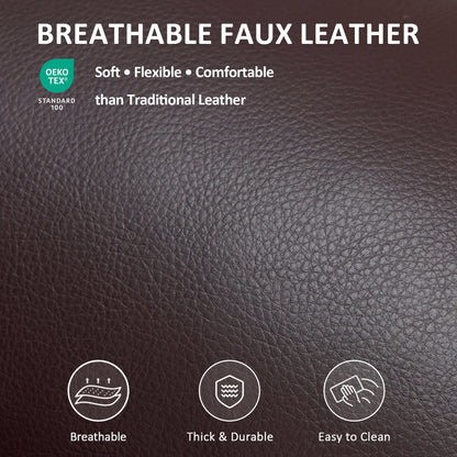 Dual Motor Power Lift Recliner Chair, Massage and Heat, Lay Flat for Sleeping, Faux Leather 7890|7893|7896|R7891|R7897|R7894