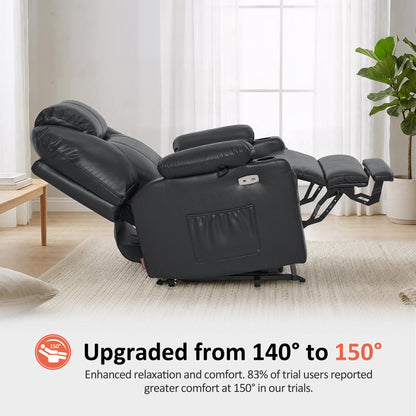 Power Lift Recliner Chair for Elderly, Massage and Heat, Faux Leather 7040|7516|7141|R7045|R7510|R7042