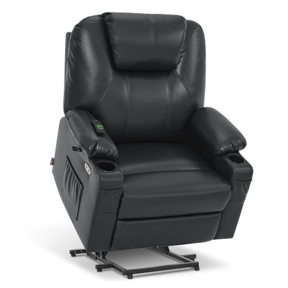 Power Lift Recliner Chair for Elderly, Massage and Heat, Faux Leather 7040|7516|7141|R7045|R7510|R7042