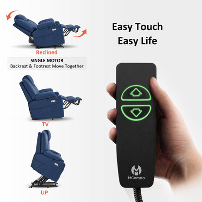 Power Lift Recliner for Elderly, Faux Leather 7040|7516|7141|R7045|R7510|R7042