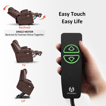 Power Lift Recliner for Elderly, Faux Leather 7040|7516|7141|R7045|R7510|R7042