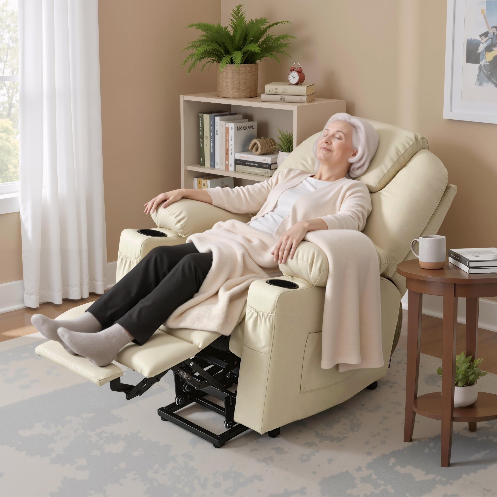 Massage and Heat, Lift Recliner Chair for Elderly