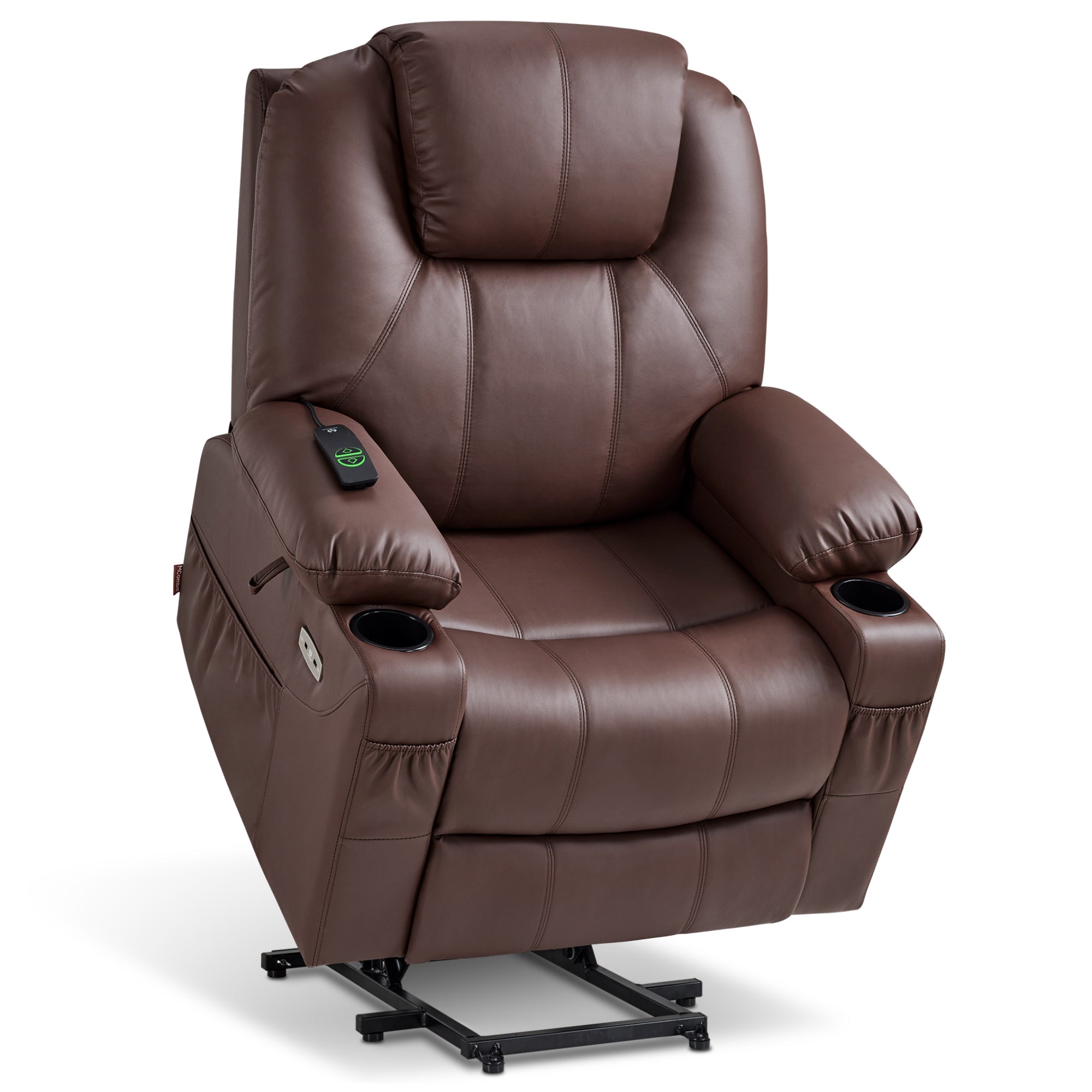 Power Lift Recliner Chair for Elderly, Massage and Heat, Faux Leather 7040|7516|7141|R7045|R7510|R7042