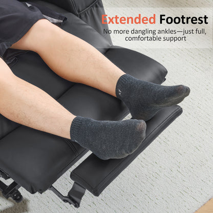 Power Lift Recliner Chair for Elderly, Massage and Heat, Faux Leather 7040|7516|7141|R7045|R7510