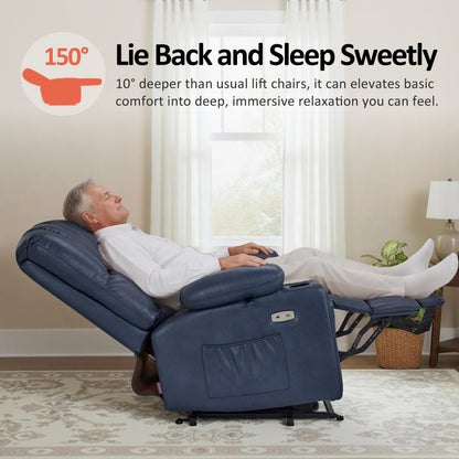 Power Lift Recliner Chair, Massage and Heat, Faux Leather 7095|7099|R7092|R7096