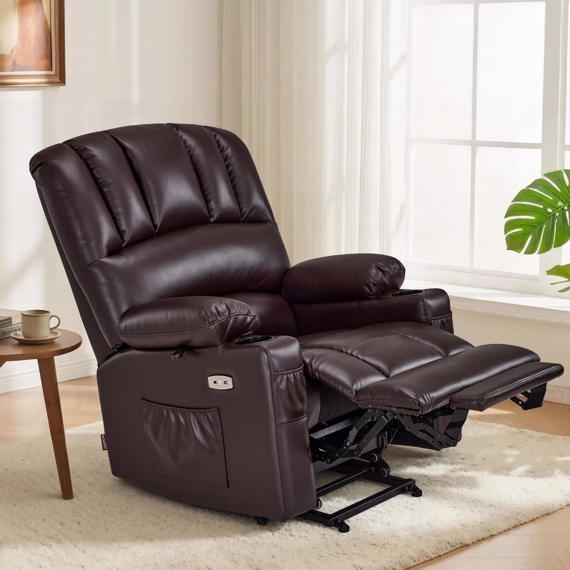 Power Lift Recliner Chair, Massage and Heat, Faux Leather 7095|7099|R7092|R7096