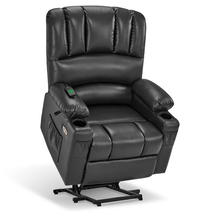 Power Lift Recliner Chair, Massage and Heat, Faux Leather 7095|7099|R7092|R7096