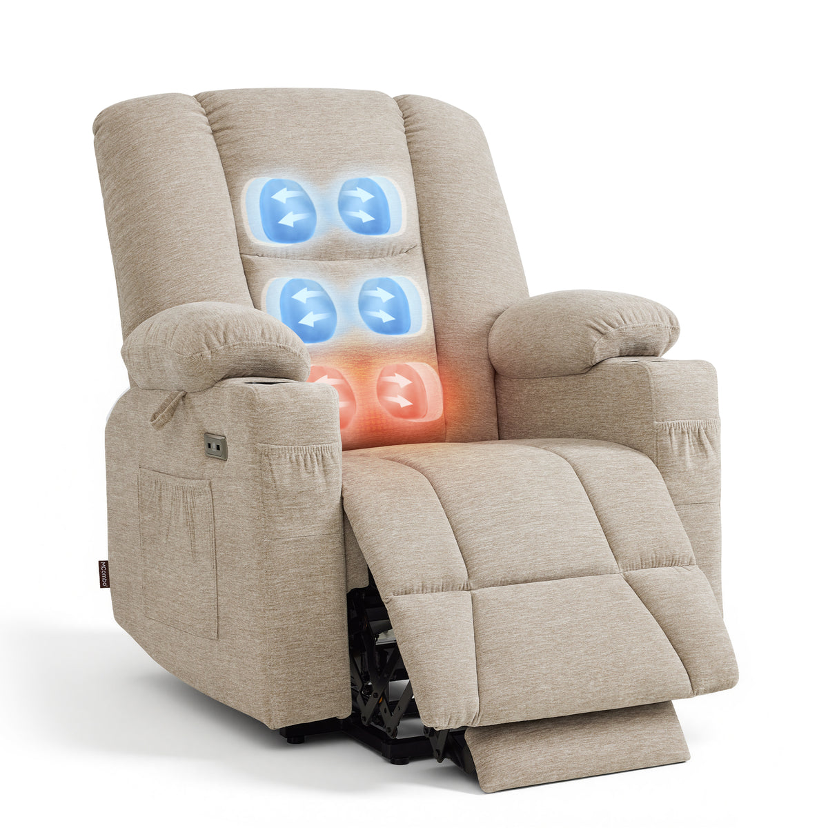 Power Lift Recliner with Airbag Massage for Elderly 7507