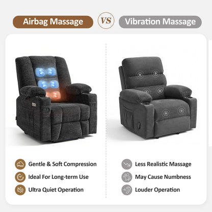 Power Lift Recliner with Airbag Massage for Elderly 7507
