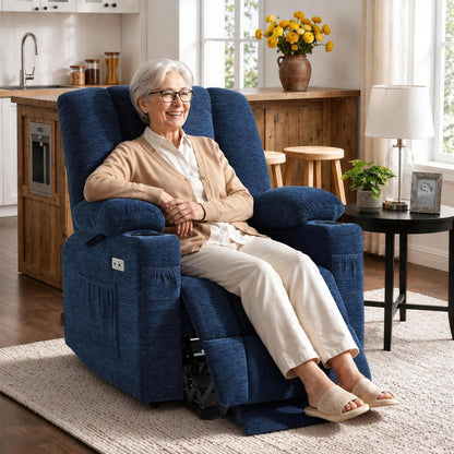 Power Lift Recliner with Airbag Massage for Eldery 7507
