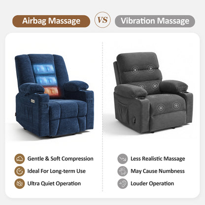 Power Lift Recliner with Airbag Massage for Eldery 7507