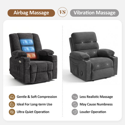 Power Lift Recliner with Airbag Massage for Eldery 7507