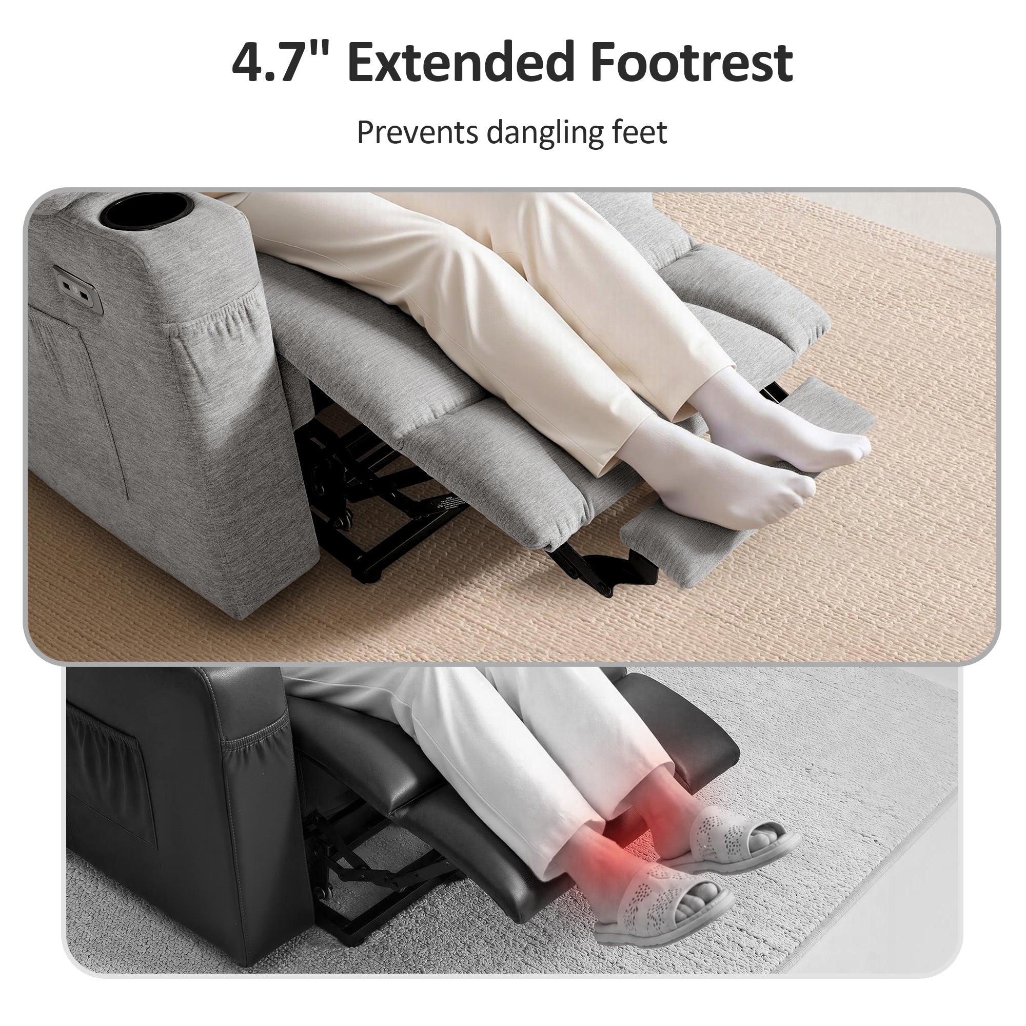 Power Lift Recliner with Airbag Massage for Eldery 7507