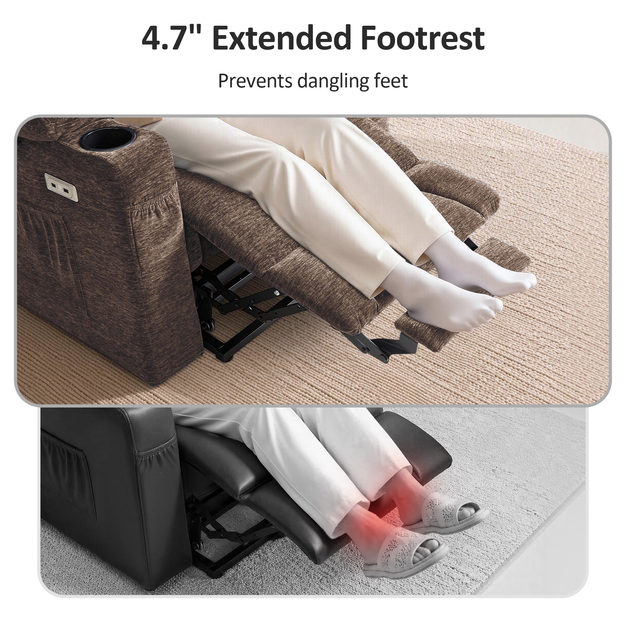Power Lift Recliner with Airbag Massage for Eldery 7507
