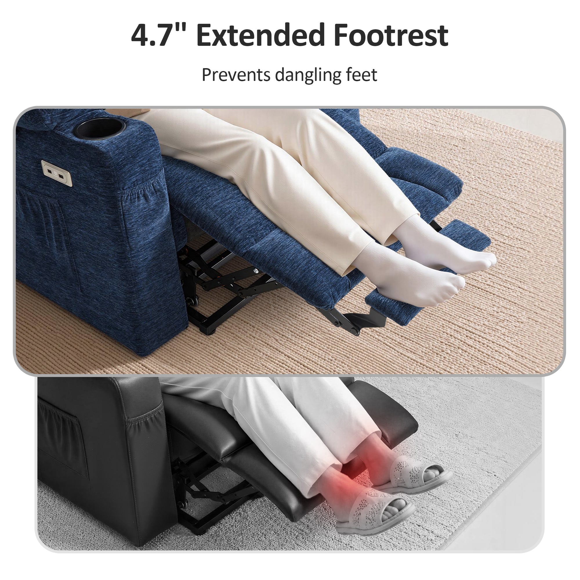 Power Lift Recliner with Airbag Massage for Eldery 7507