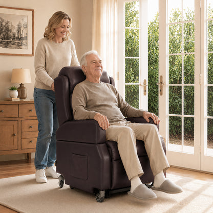 Power Lift Recliner with Wheels & Removable Armrests 7118