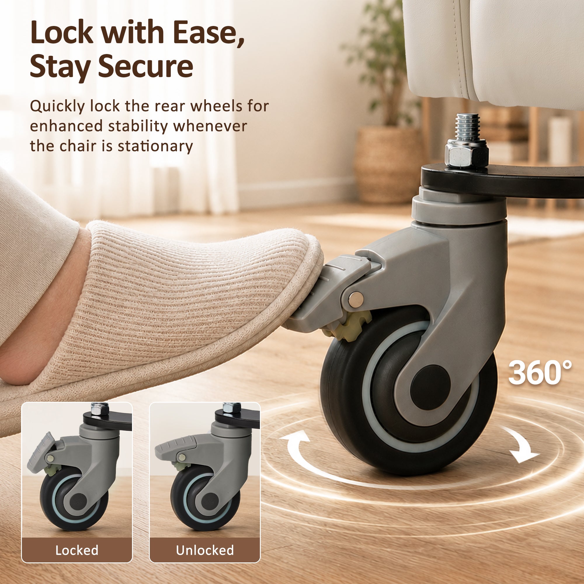 Power Lift Recliner with Wheels & Removable Armrests 7118