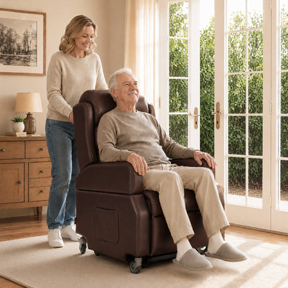 Power Lift Recliner with Wheels & Removable Armrests 7118
