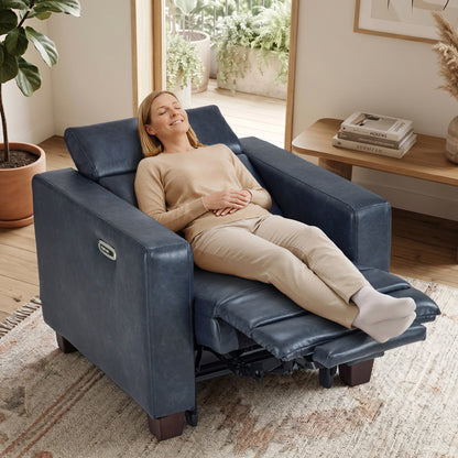 Zero Wall Hugger Power Recliner with Power Headrest, HL128