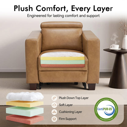 Zero Wall Hugger Power Recliner with Power Headrest, HL128