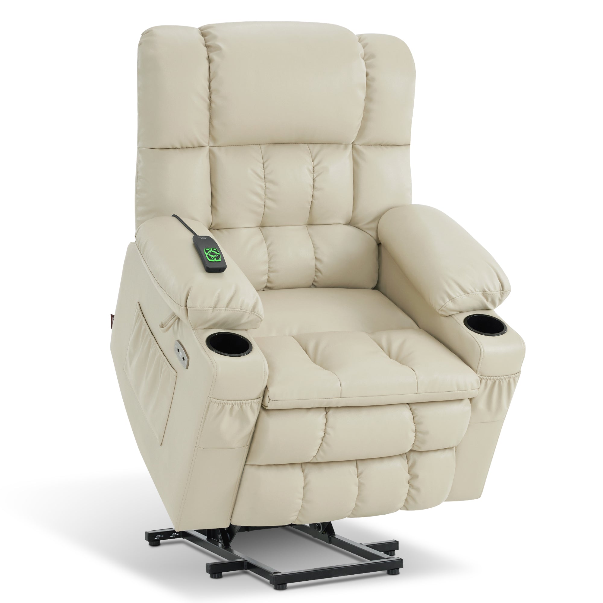 Power Lift Recliner Chair for Elderly, Dual Motor, Massage and Heat, Faux Leather 7890|7893|7896|R7891|R7897|R7894