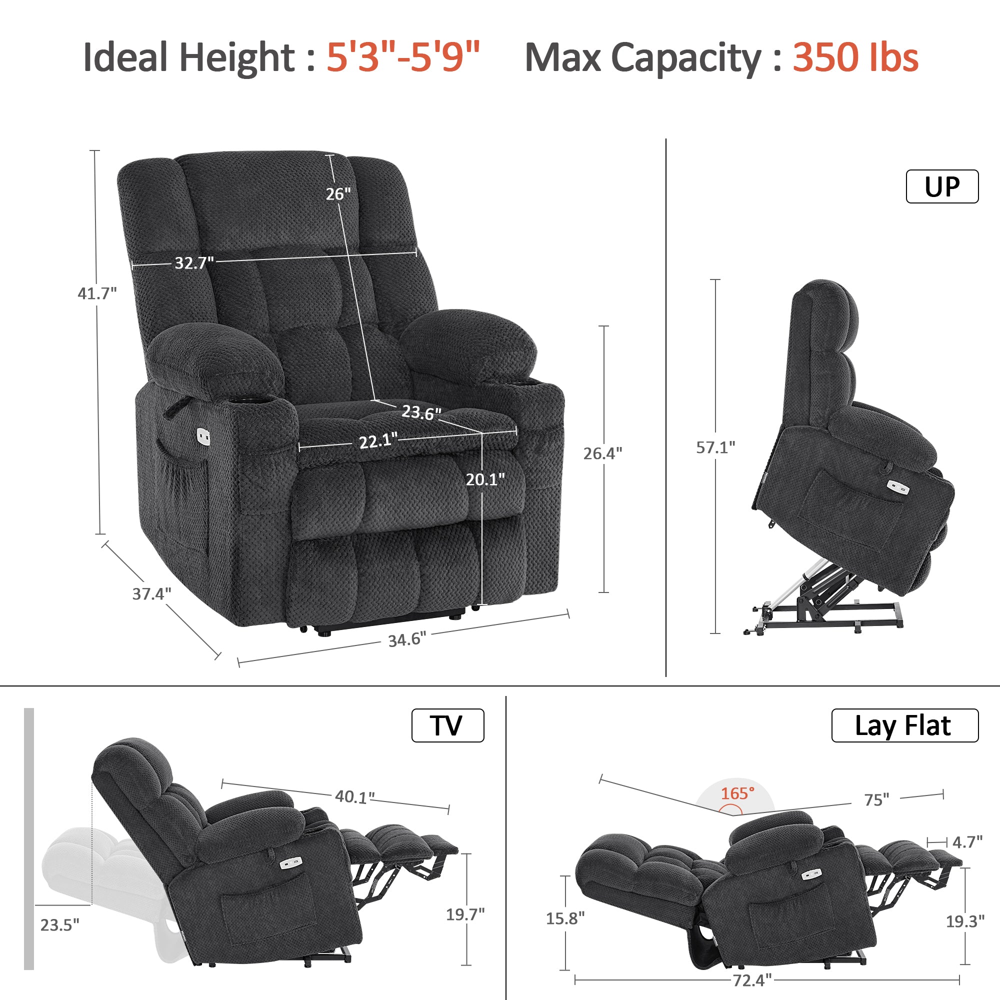7890DE lift recliner 