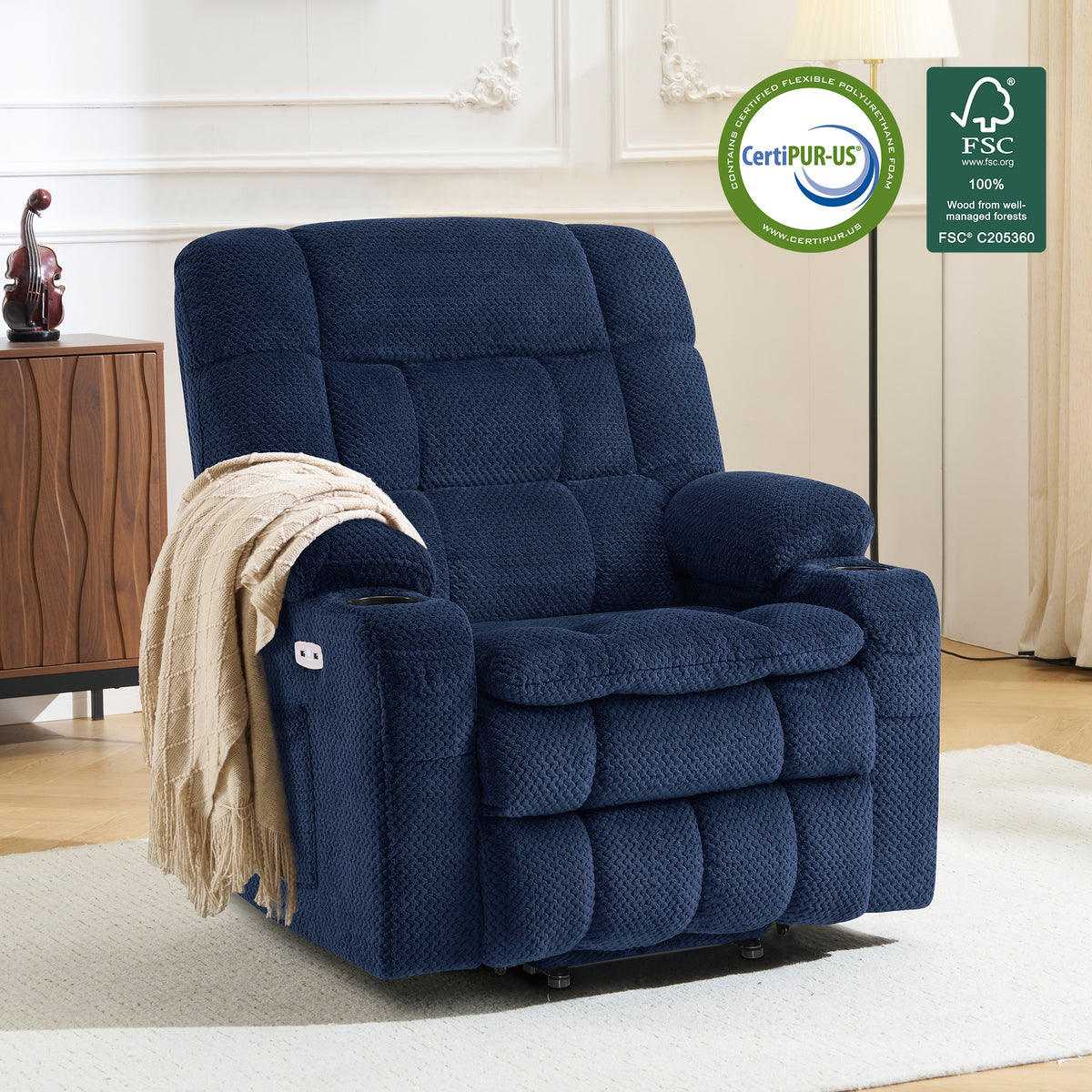 Dual Motor Fabric Power Lift Recliner, 7890|7893|7896|R7897|R7891|R7894