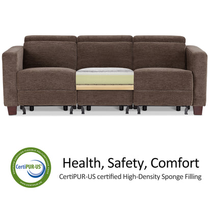 Zero Wall Power Reclining Sofa, Fabric HL198M3