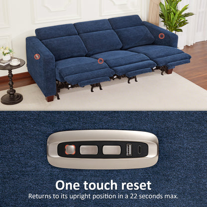 Zero Wall Power Reclining Sofa, Fabric HL198M3