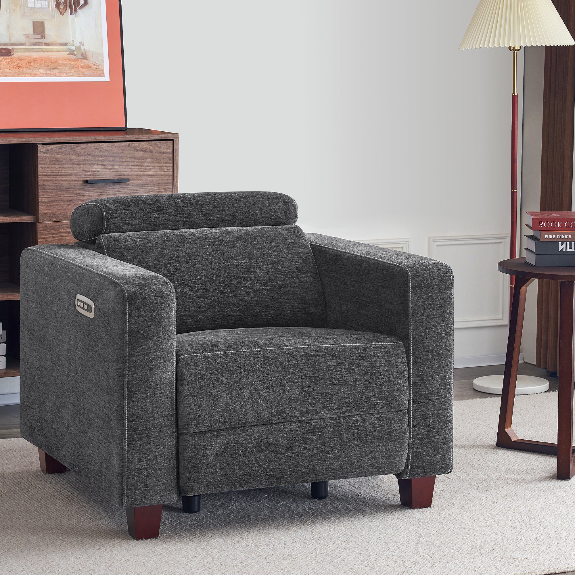 High Leg Power Recliner Chair, HL128