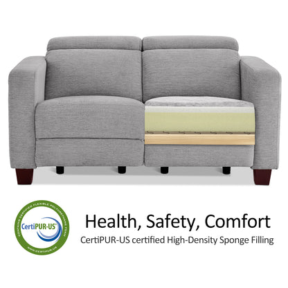 Zero Wall Power Reclining Sofa, Fabric HL198M2|HL198M3
