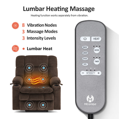 Dual Motor Fabric Power Lift Recliner, 7890|7893|7896|R7897|R7891|R7894