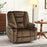 MCombo Small-Wide Power Lift Recliner Chair with Massage and Heat for Short People, Fabric R7561