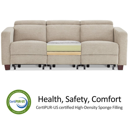 Zero Wall Power Reclining Sofa, Fabric HL198M3