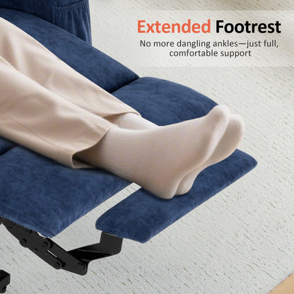 Power Lift Recliner Chair for Elderly, Massage and Heat, Fabric 7040|7516|7141