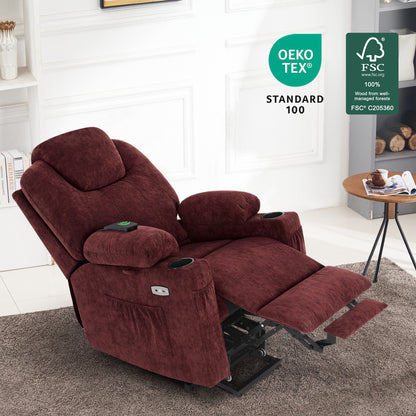 Massage and Heat, Lift Recliner Chair for Elderly