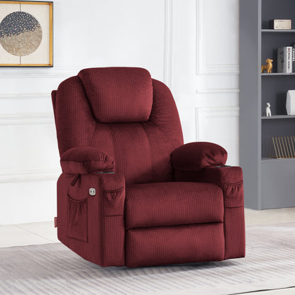 Power Lift Recliner Chair for Elderly, Massage and Heat, Fabric 7040|7516|7141|R7042|R7045|R7510