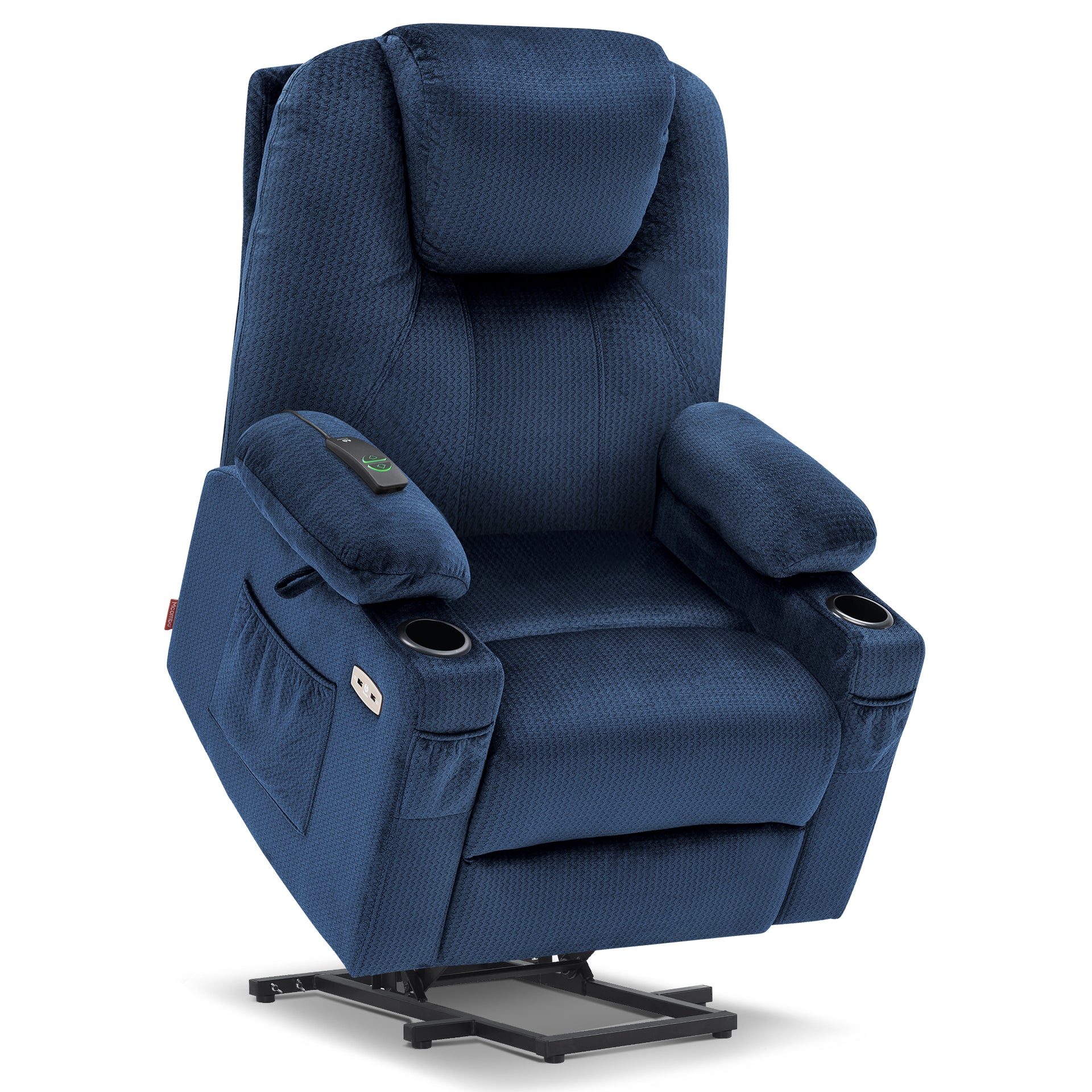 Power Lift Recliner Chair for Elderly, Massage and Heat, Fabric